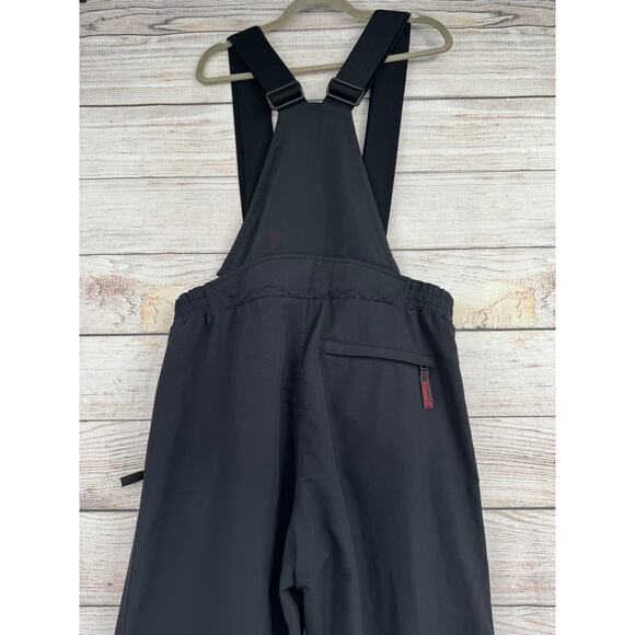 Markers Nylon Suspender Ski Snow Pants Mens Large Black Removable Suspenders - Picture 4 of 13